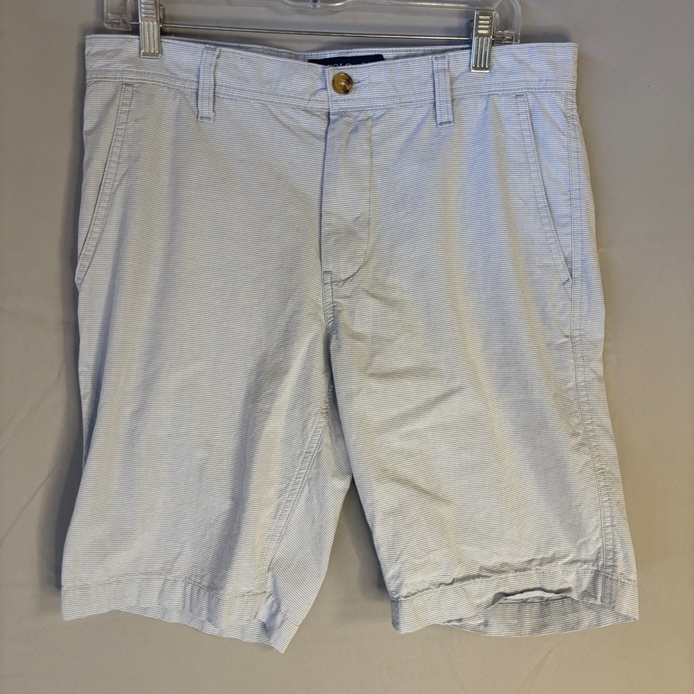 U.S. Polo Assn. Men's Light Blue Striped Shorts